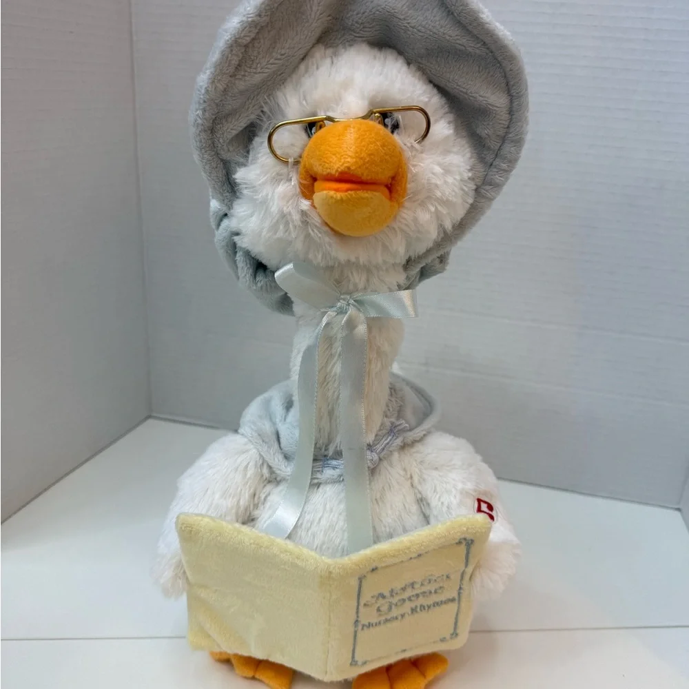 CUDDLE BARN GOOZE Stuffed Animal Story-Telling Talking for Kids